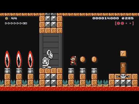 JBW 2-4 Erased Empire by JungleB ~ WORLD RECORD! - SUPER MARIO MAKER - NO COMMENTARY 1bg