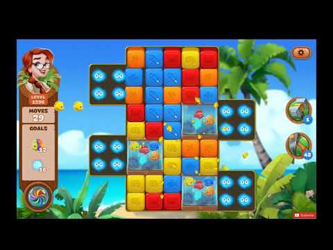 Lost Island Blast Adventure Level 1596 NO BOOSTERS - A S GAMING ✔