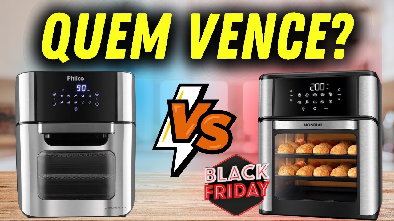 Air Fryer MONDIAL ou PHILCO !Qual a MELHOR Fritadeira AIR FRYER Oven 12 Litros?