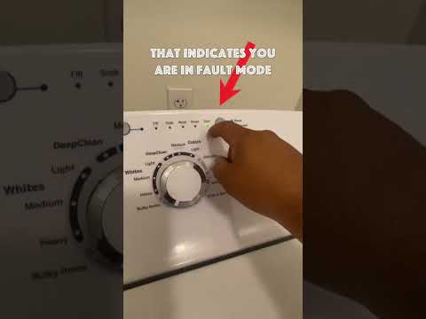 GE Washer Diagnostic Mode, how to get those fault codes #daisyduct #appliancerepair #homeappliance