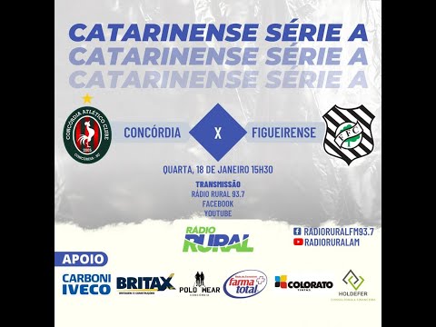 CONCÓRDIA X FIGUEIRENSE - CAMPEONATO CATARINENSE 2023 (18/01/2023)