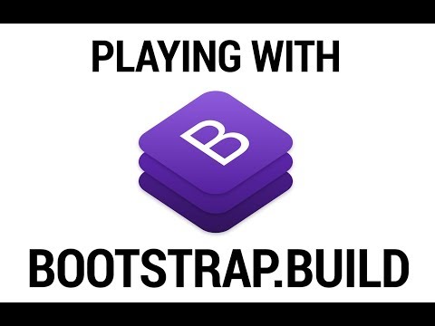 Creating a Bootstrap 4 Flat Theme with Bootstrap.build