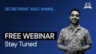Secretariat Assistant Mainsന് എങ്ങനെ തയ്യാറെടുക്കാം? | FREE Webinar on June 30, 7PM