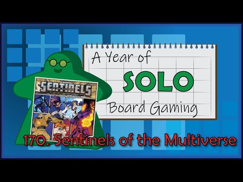 A Year of Solo Board Gaming, Day 170: Sentinels of the Multiverse (Matriach)