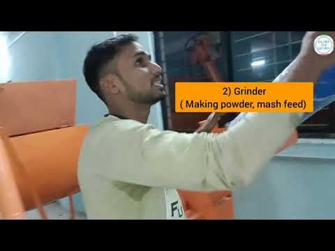 100 Kg/Hr Cattle Feed Grinder