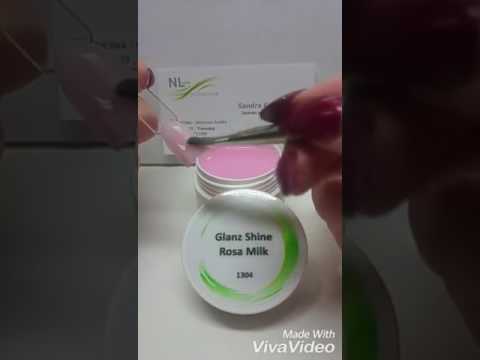 Video UV,LED lesk GLANZ SHINE ROSA MILK 15ml