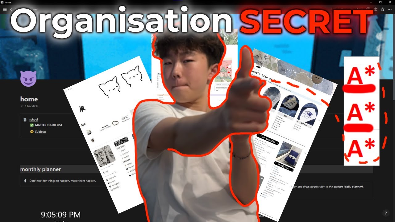 How i use NOTION as a GCSE STUDENT┃Tips and Templates