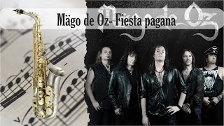 Partitura Mägo de Oz- Fiesta pagana Saxofón Alto
