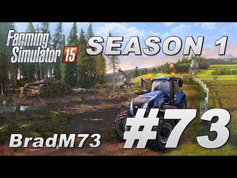 Farming Simulator 15 - Season 1 - Episode 73 - Clean up work and round baling!