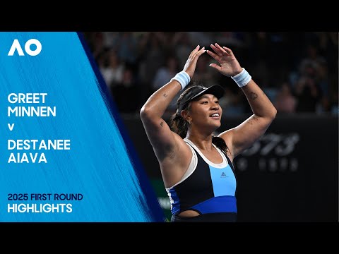 Greet Minnen v Destanee Aiava Highlights | Australian Open 2025 First Round