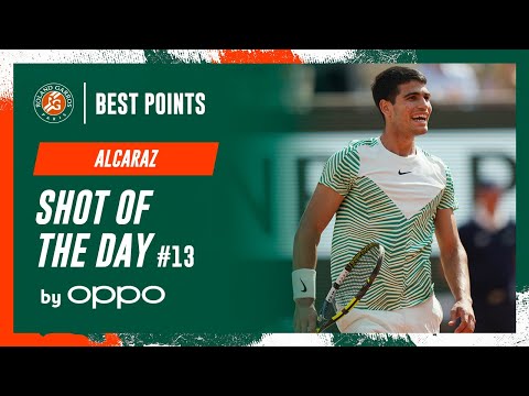 Shot of the day #13 Carlos Alcaraz | Roland-Garros 2023