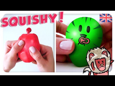 DIY ANTI-STRESS BALLOONS 🎈 Homemade Fidget Toys ✨ How to make globbles 🌈 Gato Rainbow & Gata Moon