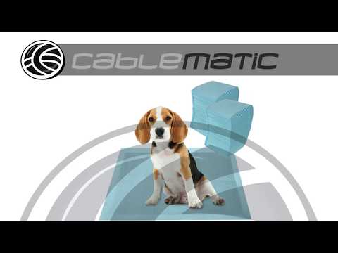 PrimeMatik - Toallas de entrenamiento para perros 50 unidades 45 x 60 cm color blanco