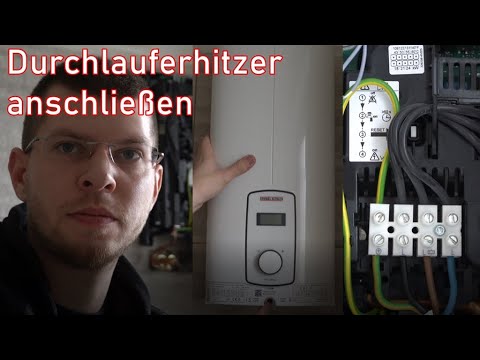 Connect the instantaneous water heater (DLE)! ElektroM