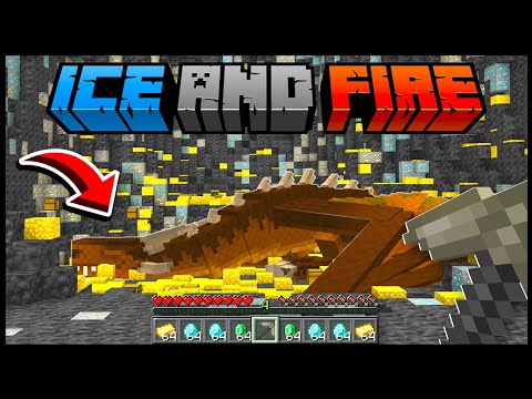 LIMPEI O NINHO DO DRAGÃO RECHEADO DE MINÉRIOS - Ice and Fire - Ep.16