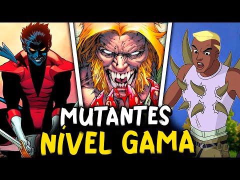 20 Mutantes de NIVEL GAMA mais PODEROSOS