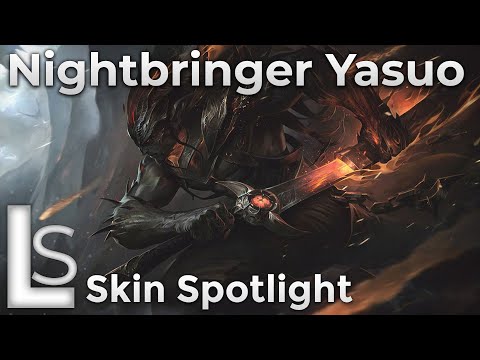 Nightbringer Yasuo - Skin Spotlight - Order Versus Chaos - League of Legends - Patch 10.13.1