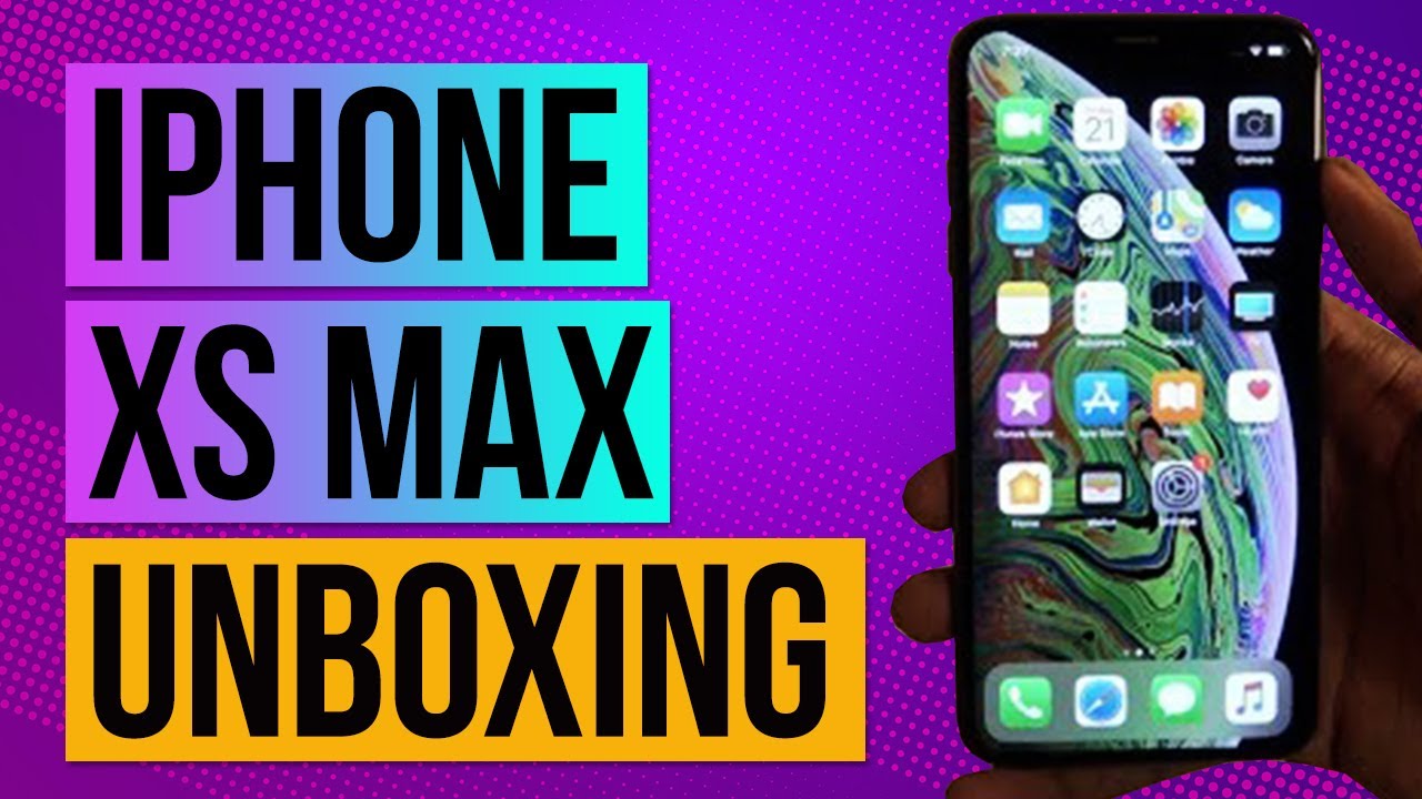 iPhone XS Max Unboxing And First Impressions- Space Grey 256 GB