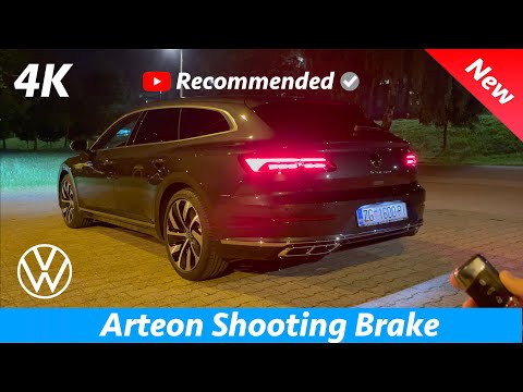 Volkswagen Arteon Shooting Brake 2021 - Full Night review 4K | Exterior - Interior - Ambient Lights