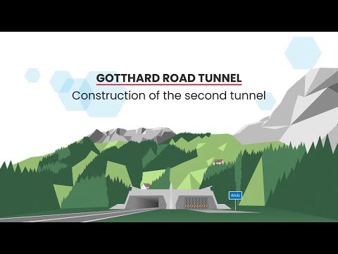 Second Gotthard road tunnel on the A2 – the most important information at a glance