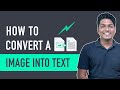 How to Convert Image to Editable text