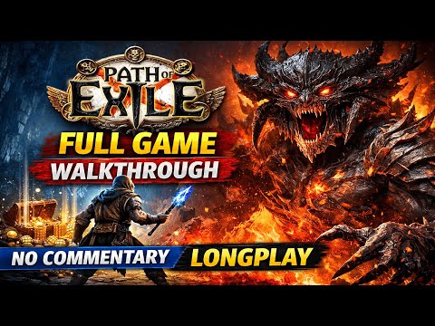 Path of Exile Full Game Walkthrough | No Commentary | Complete Longplay Gameplay
