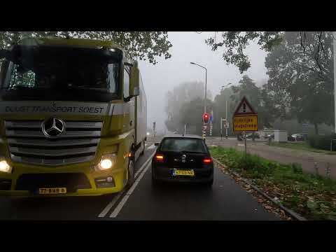 EBS buslijn 37 DEN HAAG LEYENBURG - STATION DELFT | omleiding | mist | 2024