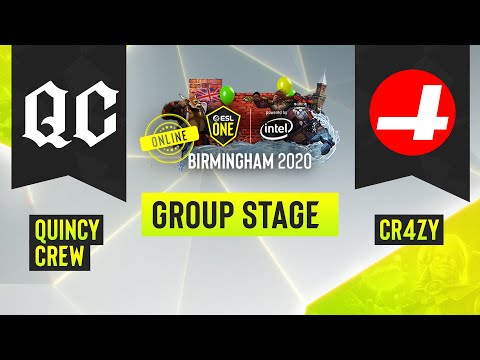 Dota2 - CR4ZY vs. Quincy Crew - Game 2 - ESL One Birmingham 2020 - Group Stage - NA