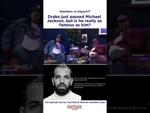 Music Executive Compares Drake's fame to Michael Jackson