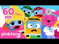 BEST Wheels On The Bus And More Kids Favorite Car Bus Compilation Pinkfong Vehicle Songs