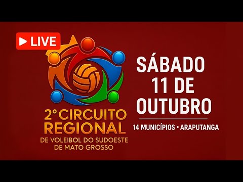 2º Circuito Regional de Voleibol do Sudoeste de Mato-Grosso - Cat. Aberto!