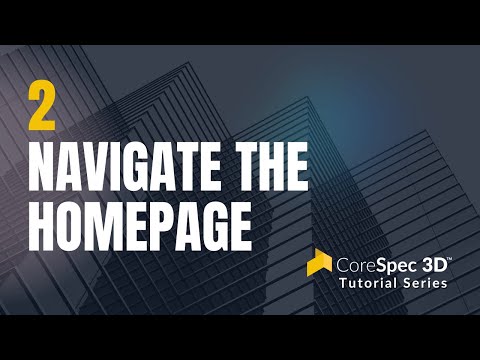 Navigate the Homepage