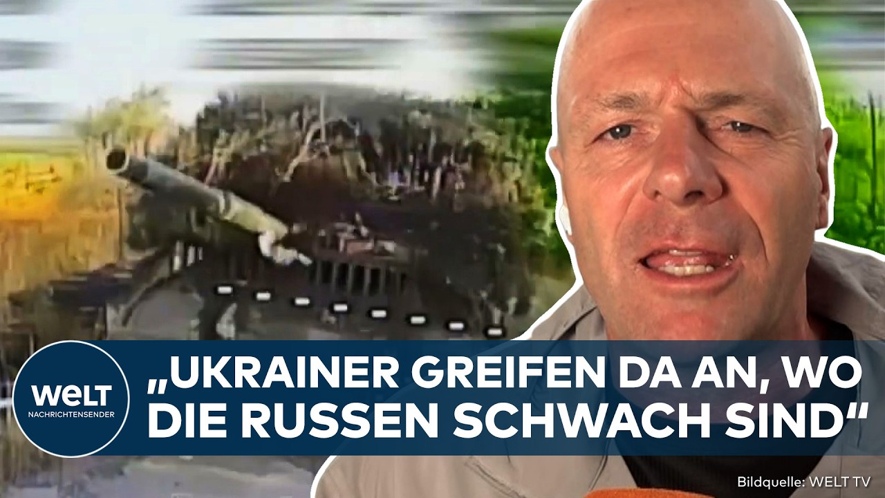 PUTINS KRIEG: "Es wird natürlich heftig gekämpft!" Ukrainer treffen Russen an den Schwachstellen
