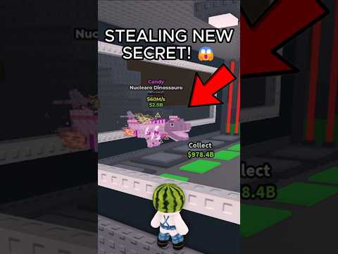 😱Stealing NEW SECRET NUCLERO DINASURO BRAINROT!  #roblox #stealabrainrot #robloxshorts
