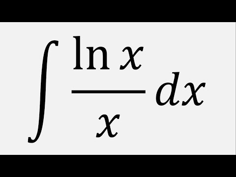 Integral of ln(x)/x dx #shorts #shortsvideo