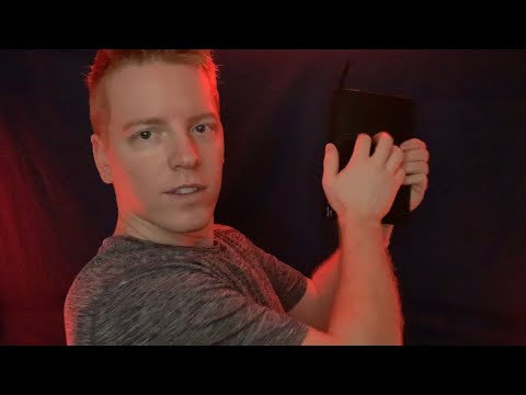 ASMR | Dark & Relaxing Tapping & Scratching | Close Whispers