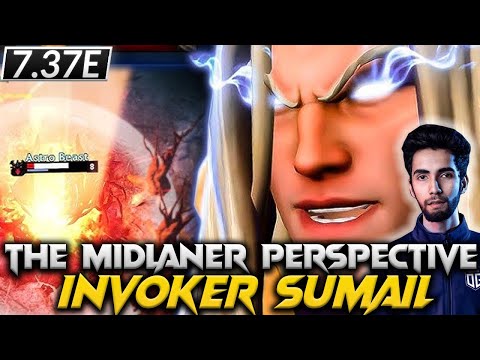 Crazy Play Sumail - Invoker The Midlaner - dota 2 Pro Full gameplay patch 7.37e #invoker #sumail