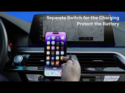 waitee wireless car charger magsafe