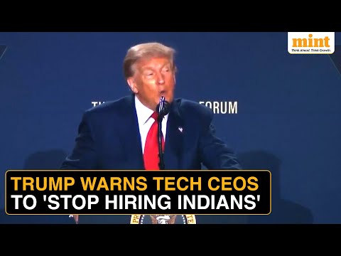‘Hire Americans, Not Indians’: Trump’s Message To Google, Microsoft At AI Summit | Watch
