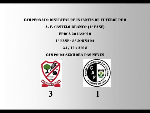20181124 - Fut 9 - 1ª Fase - 8ª Jornada Proença-a-Nova vs CA Fundão Resumo