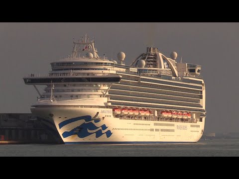 Thumbnail for EMERALD PRINCESS FAREWELL SOUTHAMPTON DEPARTURE & DEPARTURES OF IOTS ARVIA &  VENTURA 11/10/25