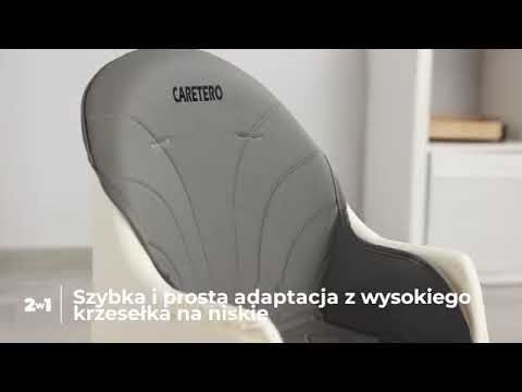 Стульчик для кормления 2в1 Caretero Bill Grey,серый,  код товара: TERO-7580