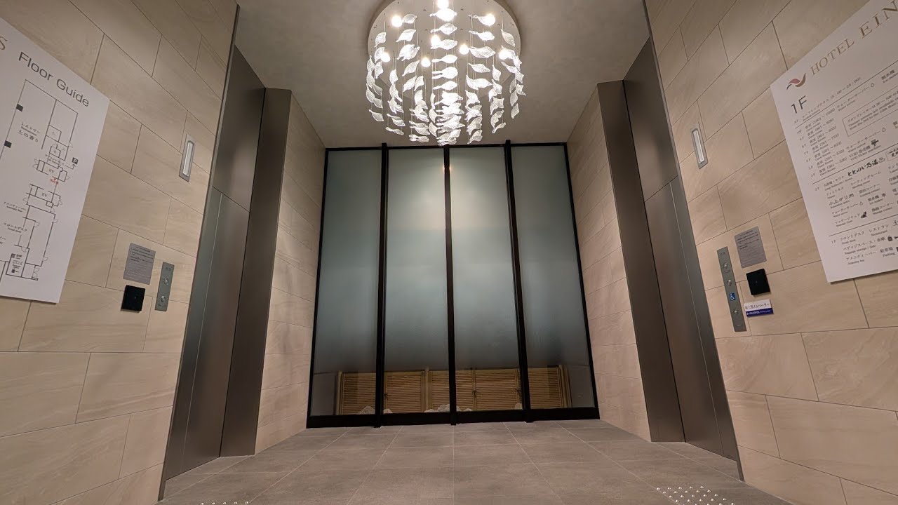 【綺麗な最新型】ホテルアインズ大阪門真市駅前 ととのい乃湯のエレベーター