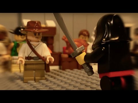 Indiana Jones Sword Fight - LEGO Stop Motion