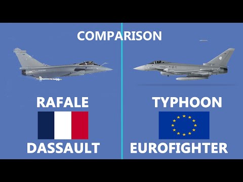 Rafale is better than Eurofighter Typhoon ? Comparison video.