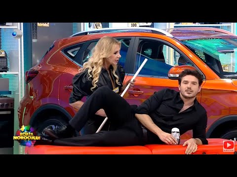 Roata norocului - Cornelia Ionescu si Alex Nedelcu, provocare cu hohote de ras: ,,Canta in timp..."
