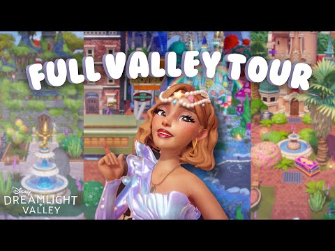FULL MAIN VALLEY + ISLANDS TOUR - disney dreamlight valley