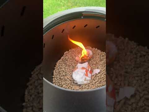 Pitboss fire pit first start up!!