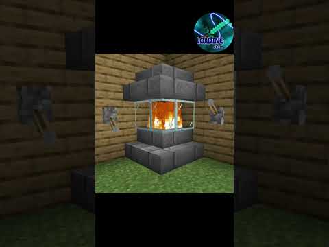 Loading Craft - How to make a magic fireplace in Minecraft #minecraft