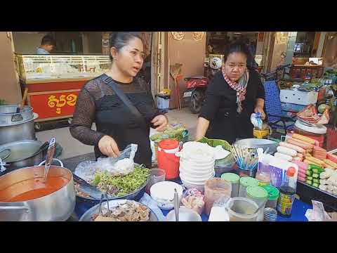Chhar Ampov Market In The Morning - Breakfast And Fresh Food - Phnom Penh Street Food